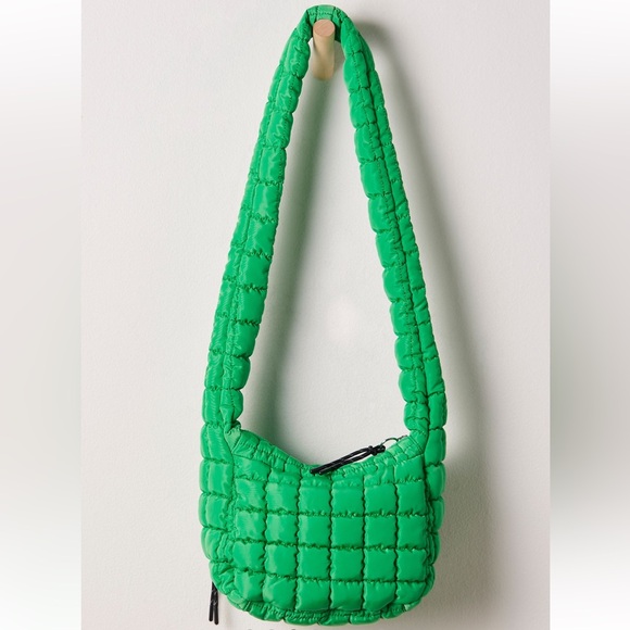 Free People Handbags - Free People Quilted Baby Carryall Sling Bag